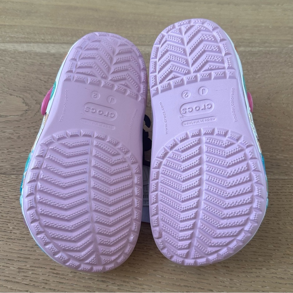Crocs Fun Lab Disney Princess Light Up Size J2 - Picture 12 of 16